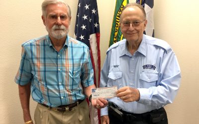 New Braunfels Breakfast Lions Club Check Presentation