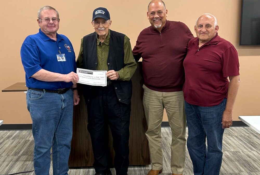 Garden Ridge Citizen Police Academy Alumni Association Check Presentation